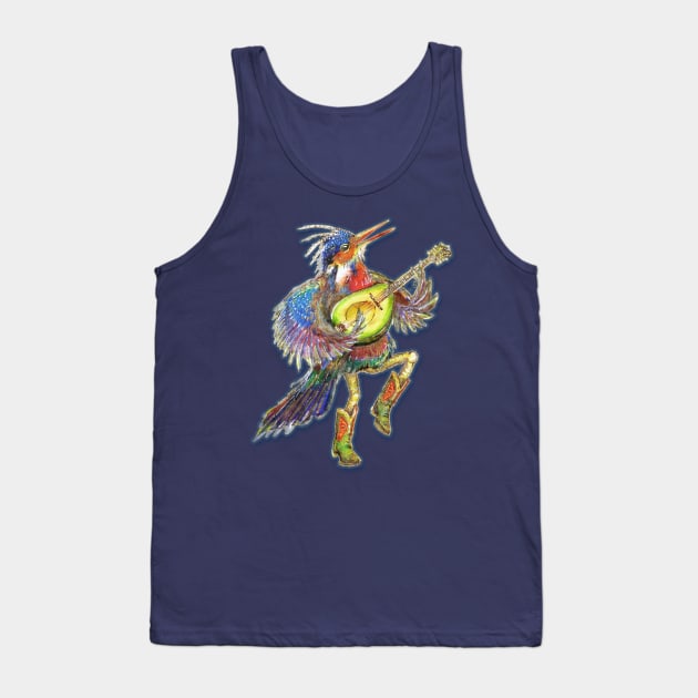 Blazing Avocado Dancer Tank Top by flyingjillio